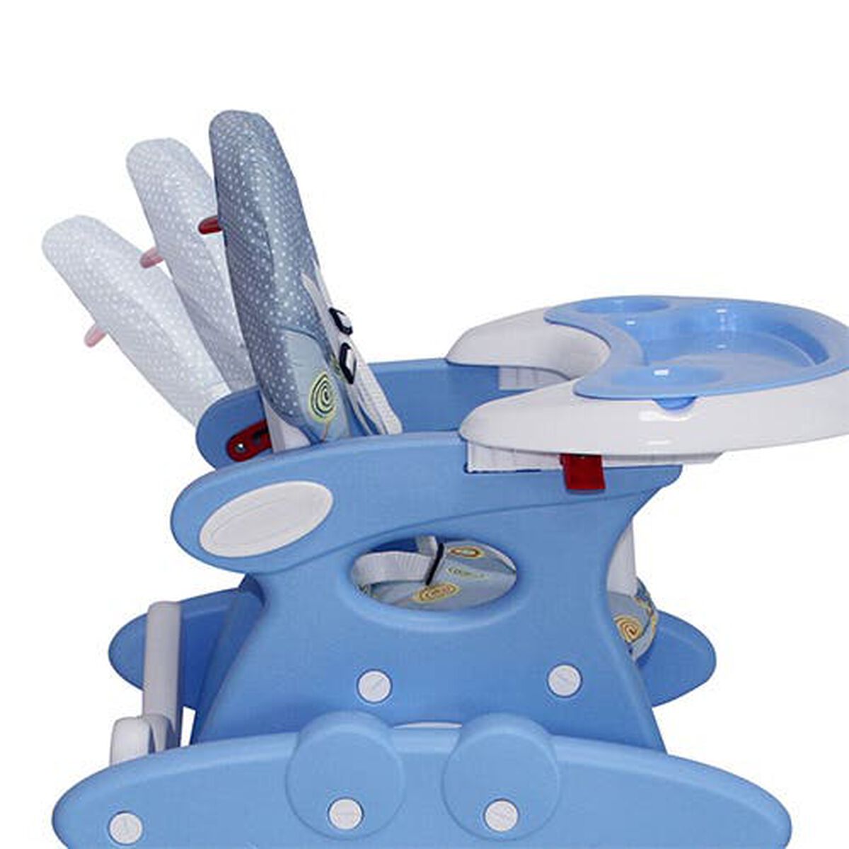 Silla de Comer 2 en 1 Bebeglo RS-7021-1 Celeste