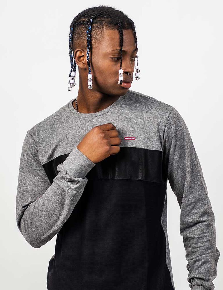 Polera Manga Larga Hombre Gangster