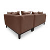 Seccional Derecho Living Factory Berlin 4 Cuerpos Caf&eacute;