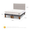 Cama Europea CIC Base Dividida King Cocopedic