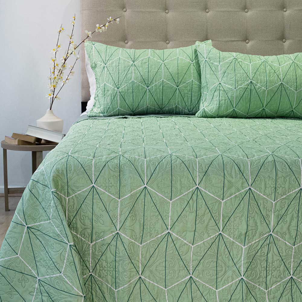 Quilt Doral 2 Plazas Hotpress Origins D12 Estampado