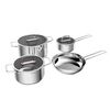 Bater&iacute;a de Cocina Simple Cook Burdeos 7 Piezas