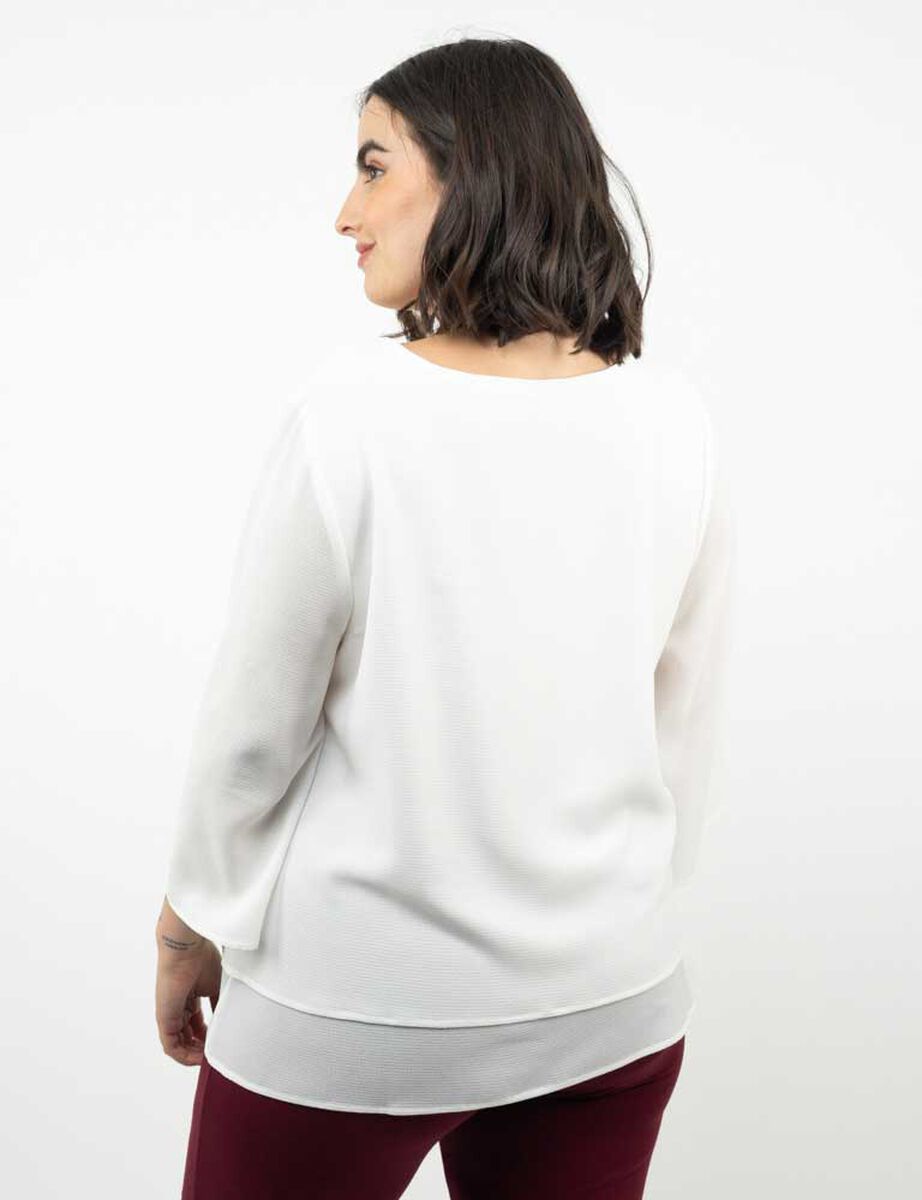 Blusa Manga 3/4 Mujer Extralindas