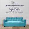 Sofá Sofás Home Mateo 3 Cuerpos Turquesa