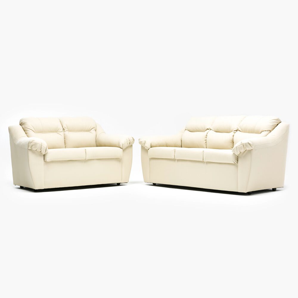 Juego de Living Cabsur Asturias 5 Cuerpos Beige