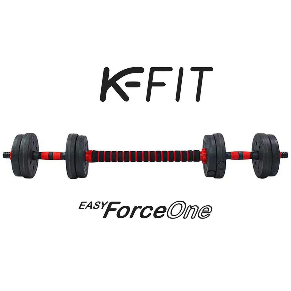 Set de Mancuernas K-FIT con Barra Ajustable 20Kg