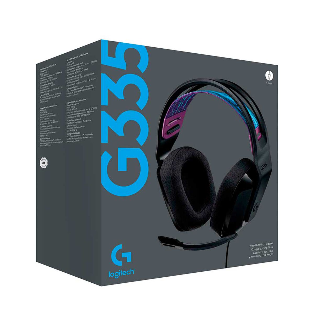 Audífonos Gamer Logitech G335