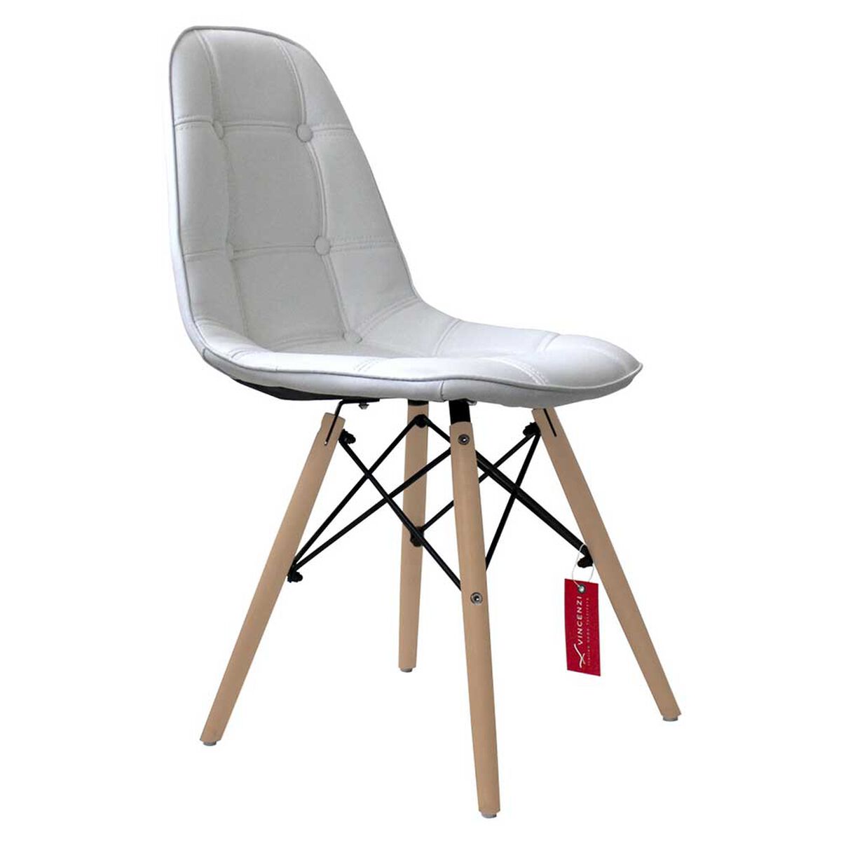 Pack 4 Silla Eames Vincenzi Blanco