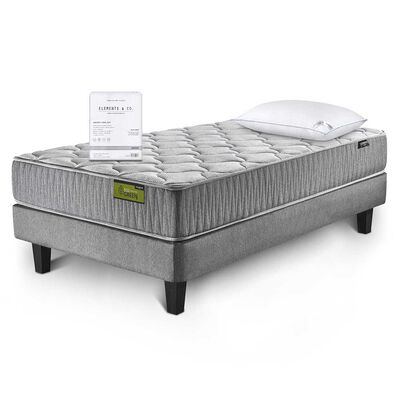 Juegos de Dormitorio Cama Europea Cannon Eco Green 1,5 Plazas + 1 Almohada + 1 Cubrecolchón