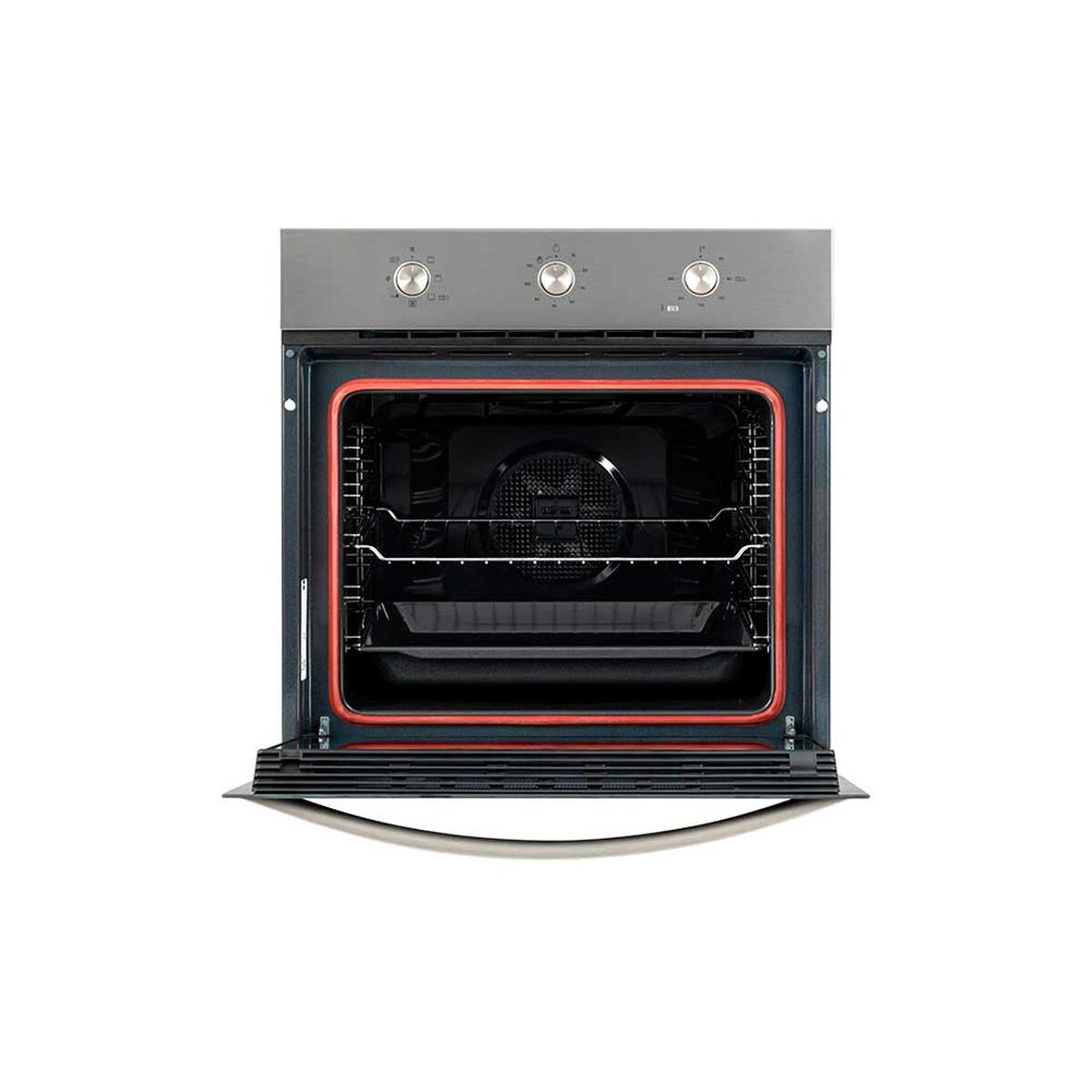 Horno Empotrado Teka HBB 6060 SS Bruta:72 lt; Neta:63 lt Frente Acero Inox + Cristal Negro