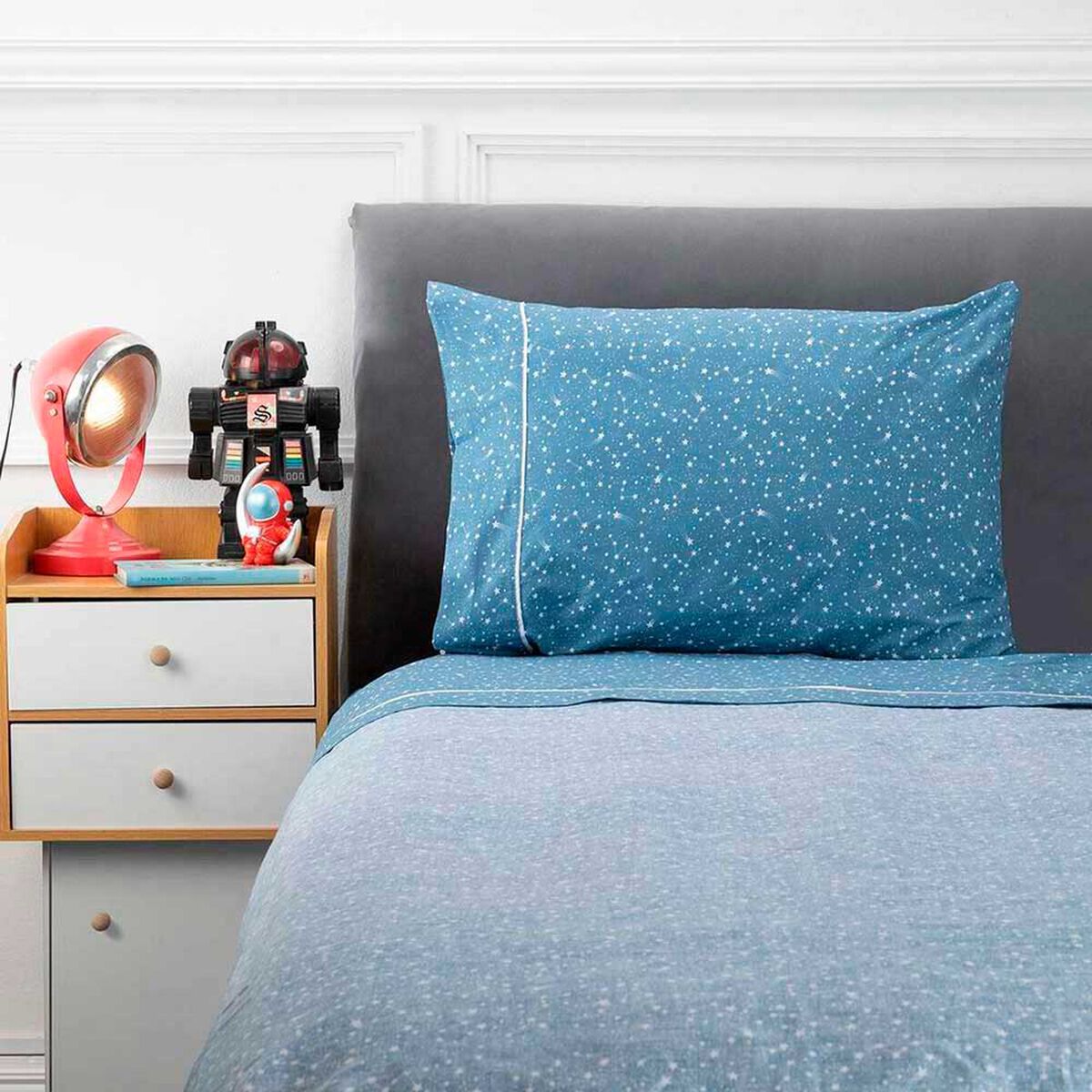 Juego de S&aacute;banas Infantil Casanova Kids 144 Hilos 1,5 Plazas Star