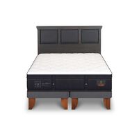 Cama Europea CIC Base Normal King Súper Premium + Respaldo Torino