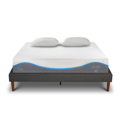 Cama Europea CIC 2 Plazas Alaska + Almohadas Viscoel&aacute;sticas