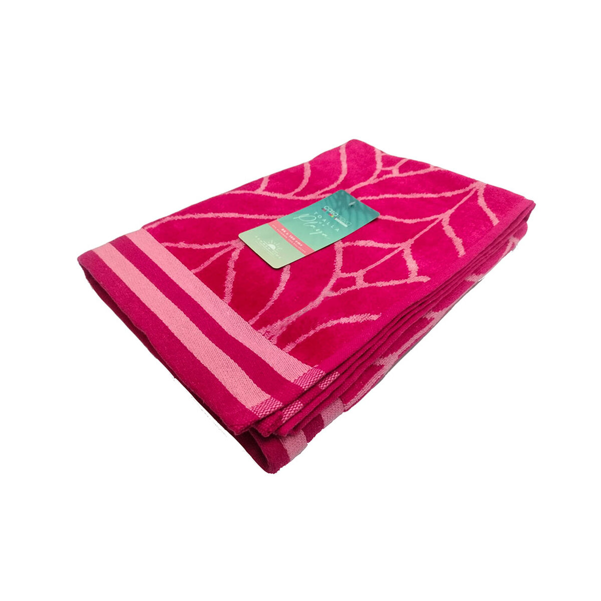 Toalla de Playa Jacquard Casanova Fucsia