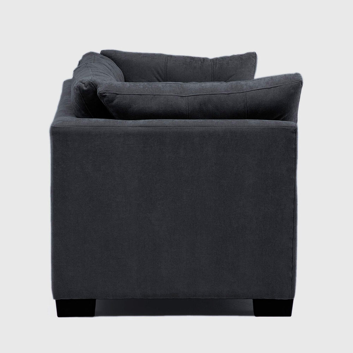 Sof&aacute; Muebles MPR Edimburgo 2 Cuerpos Negro