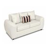 Juego de Living Elegant Detail New Houston 3-2-1 Cuerpos Blanco
