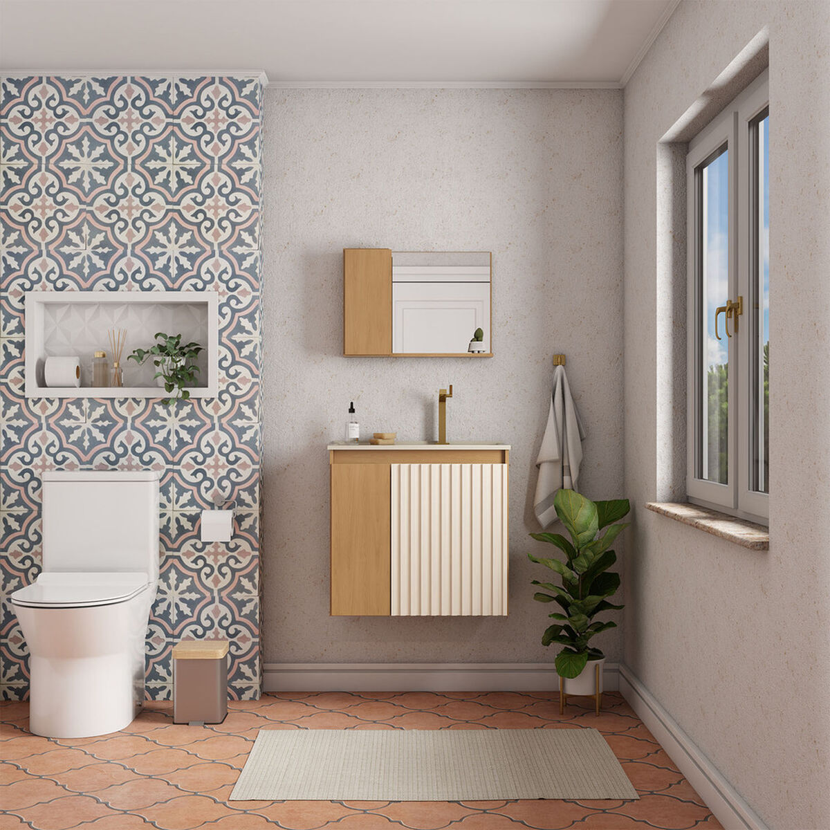 Vanitorio Vekkahome Camomila Caf&eacute;