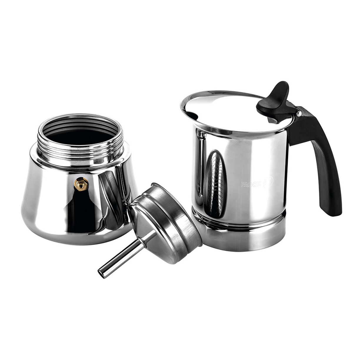 Cafetera Acero Inoxidable Fagor Etnica 230 ml