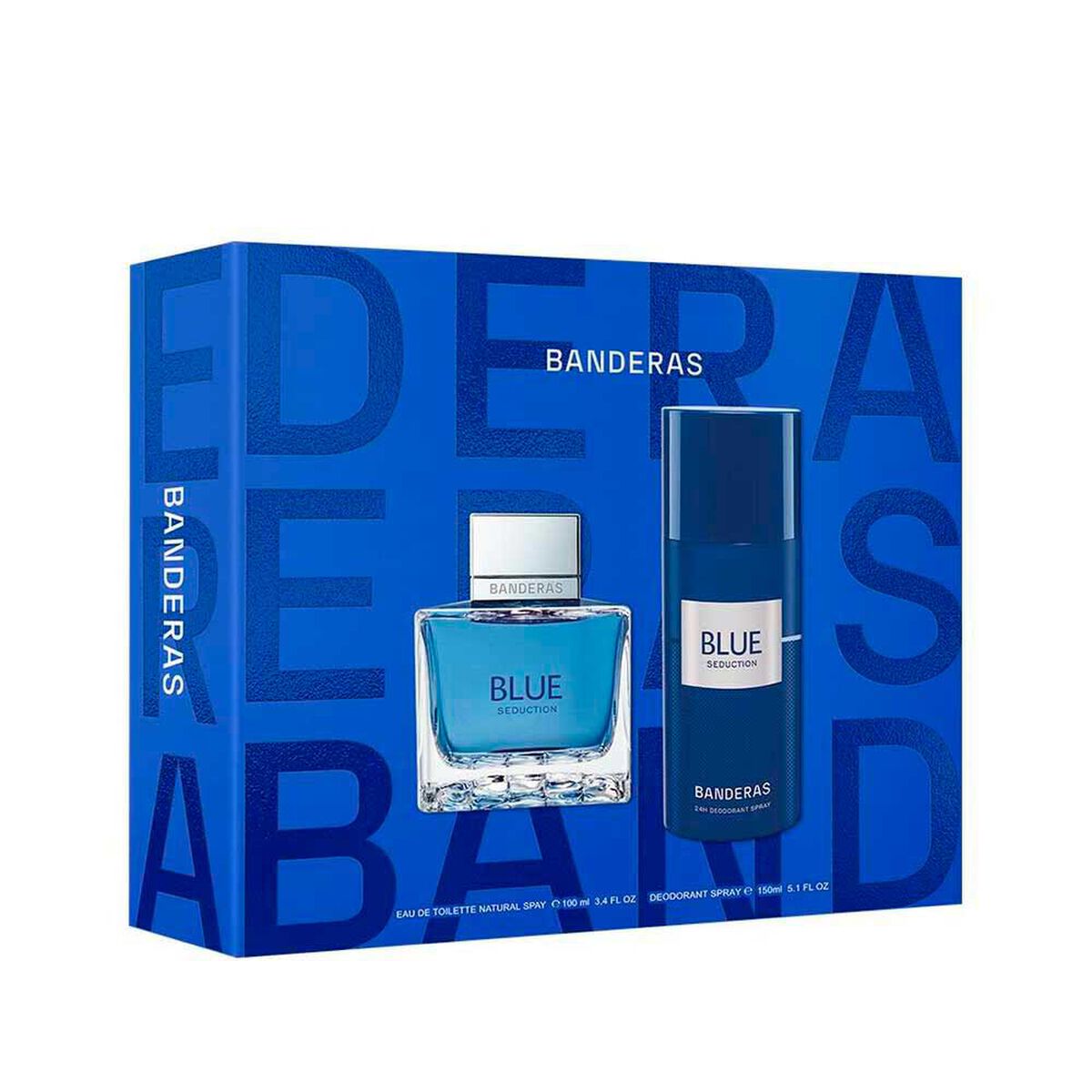Set Regalo Antonio Banderas Perfume Hombre Blue Seduction 100ml + Desodorante 150ml