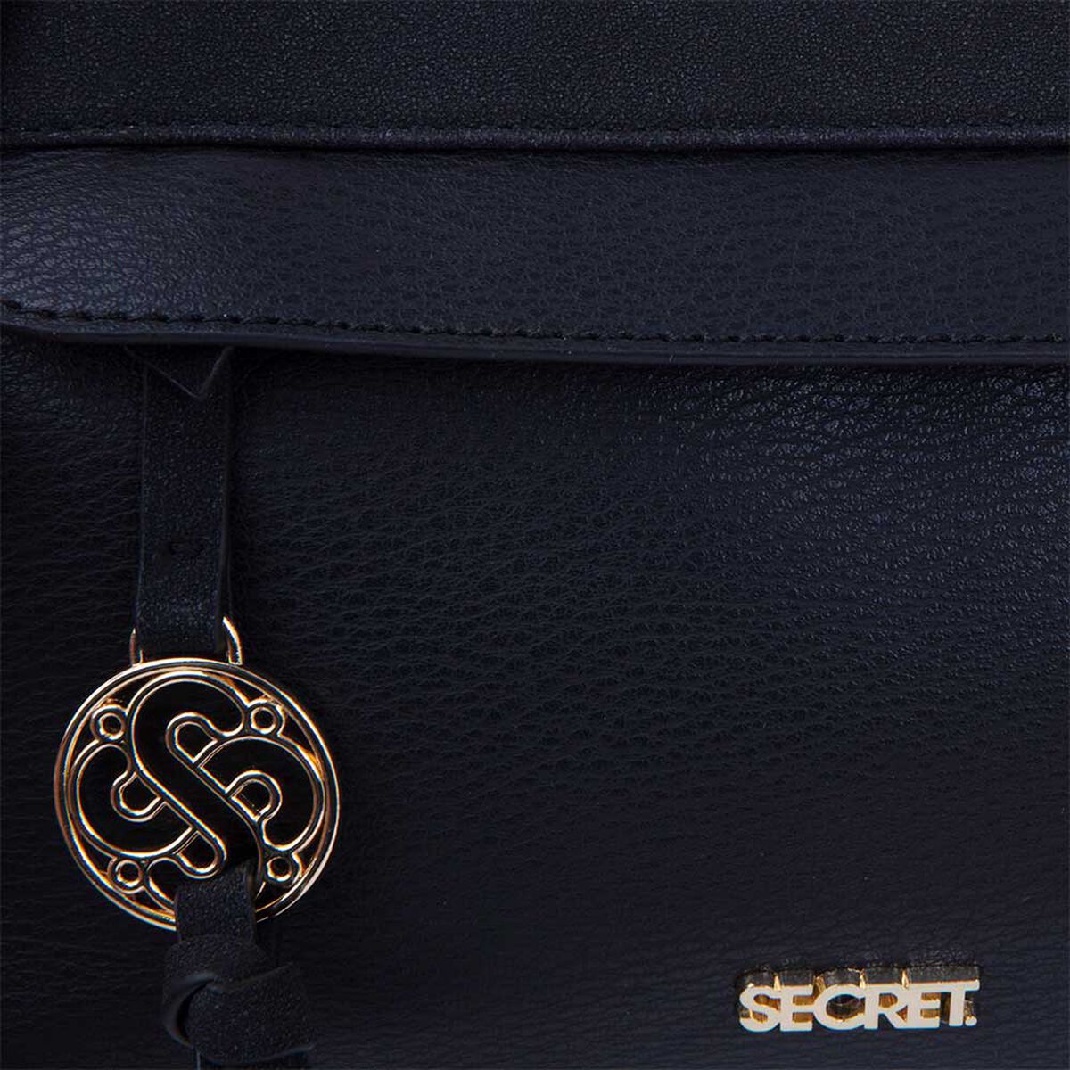 Cartera Bandolera Negra Lourdes Secret