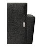 Seccional Muebles MPR Luna 4 Cuerpos Negro