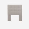 Cama Europea Rosen 1,5 Plazas Art 4 + Respaldo Niebla