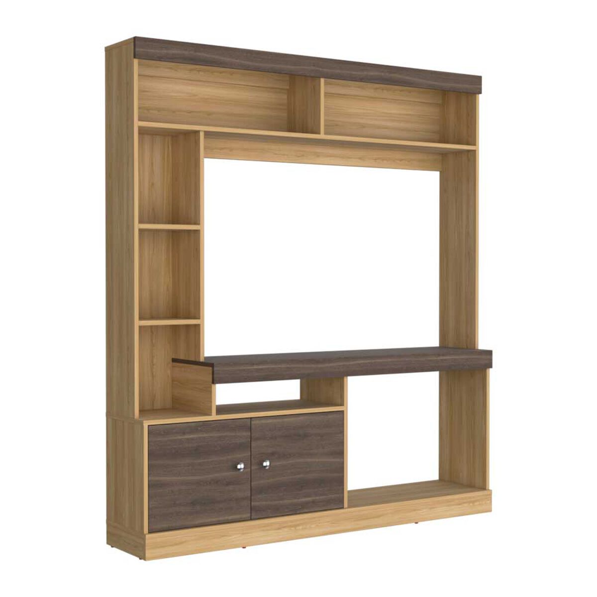 Estante TV TuHome Dante Hasta 65" Bardolino Y Wengue