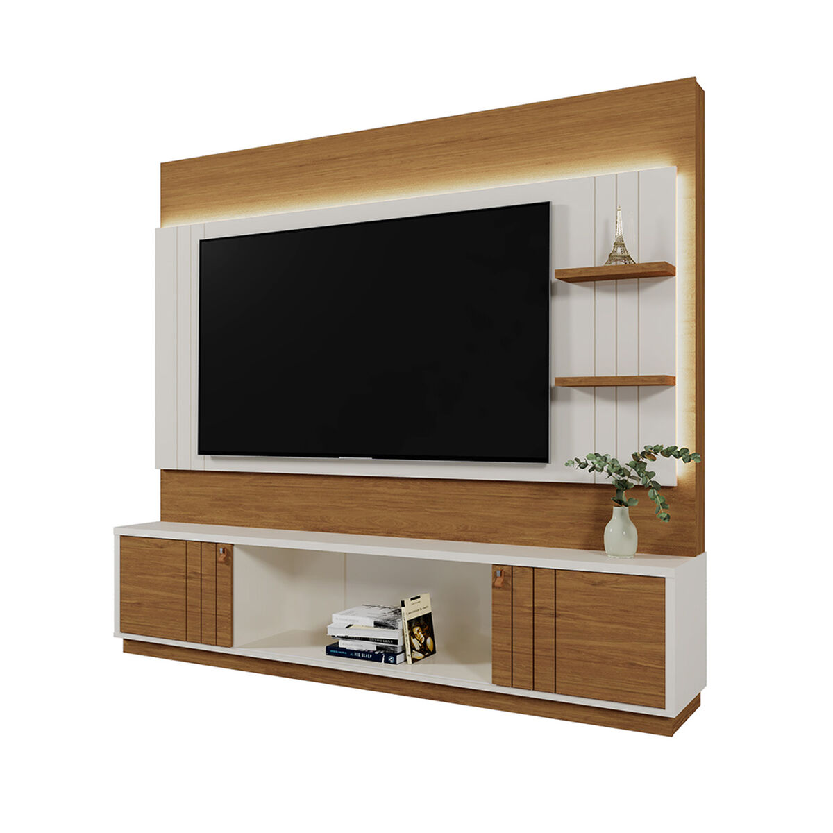 Home TV Vekkahome Guiaba 65" Pulgadas Caf&eacute;