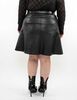Falda Midi Ecocuero Mujer Extralindas