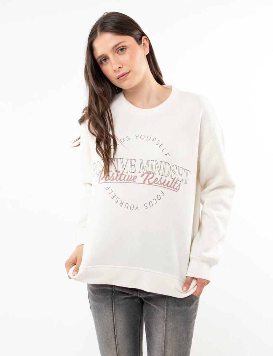 Polerón Con Estampado Mujer Icono