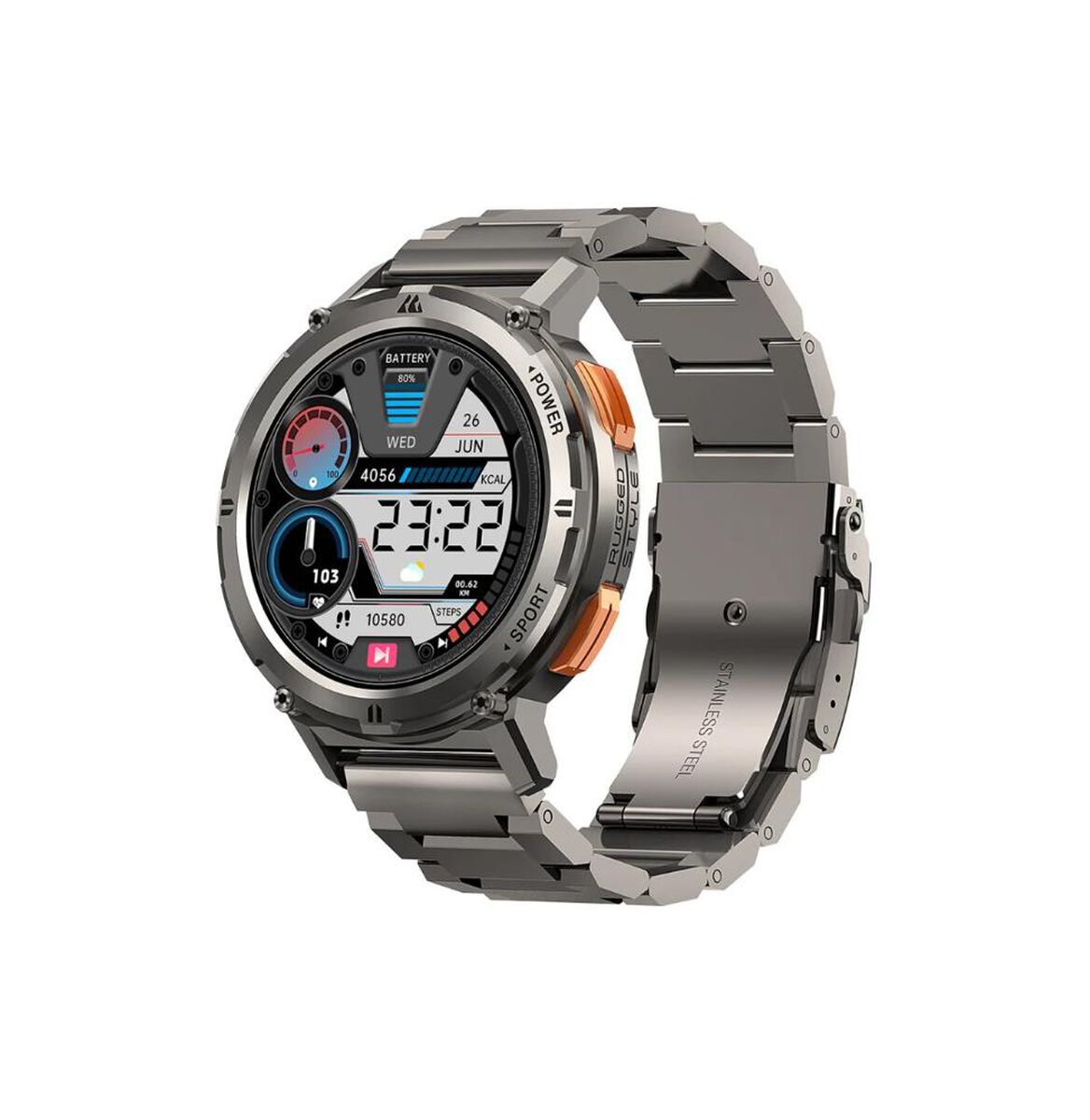 Smartwatch Tank T2 Silver Edición Especial 1.43" Amoled
