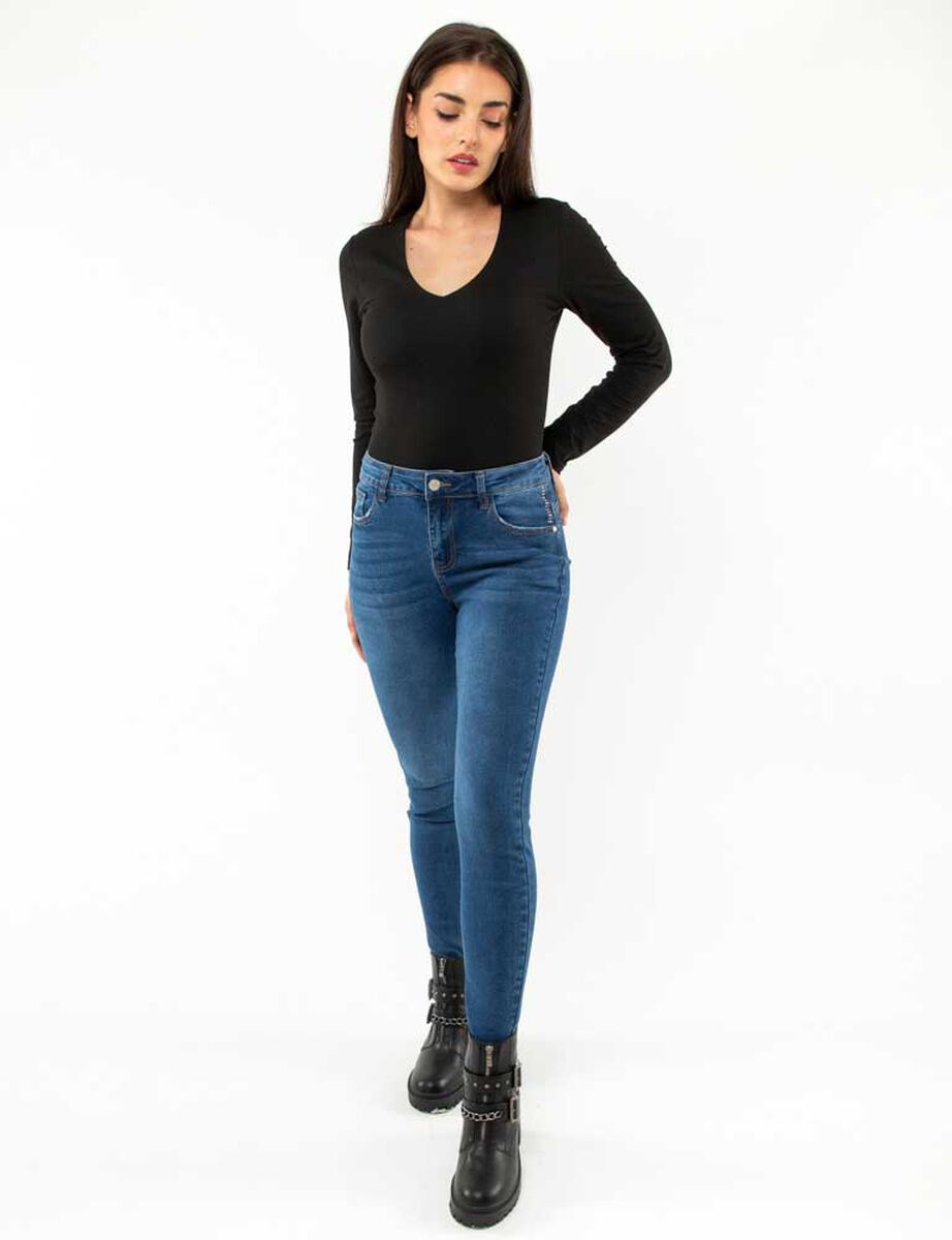 Jeans Skinny Push Up  Mujer Fiorucci