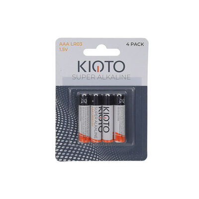 Pack 4 Pilas AAA Kioto