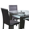 Juego de Comedor Spazzio Prisma Cuadrado 4 Sillas