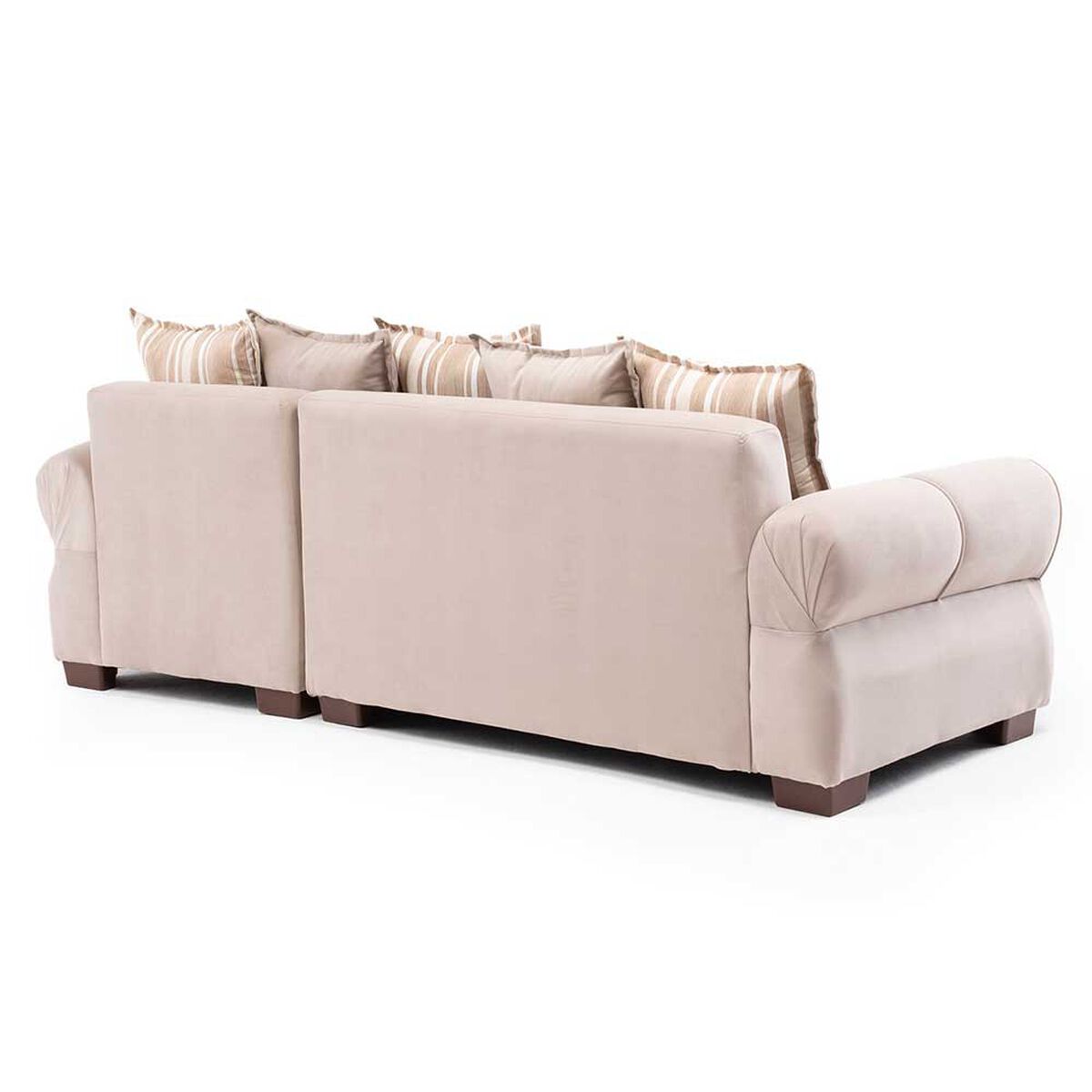 Sof&aacute; Seccional Living Factory Arizona 4 Cuerpos Beige