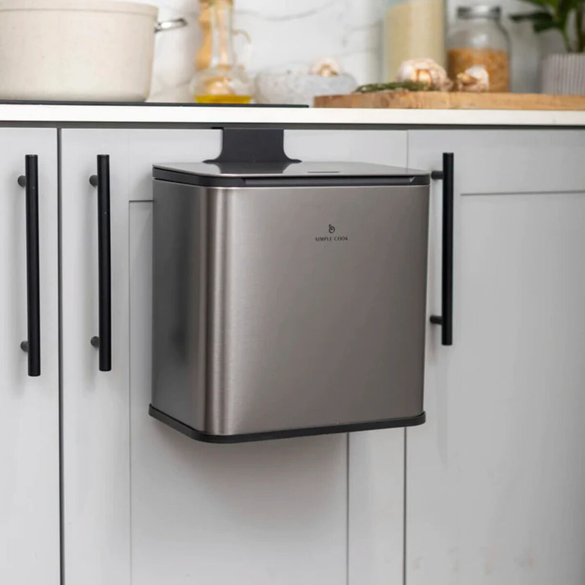 Basurero 5 L Simple Cook Acero Inox