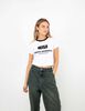 Polera Crop Con Estampado Mujer Icono