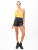 Short Cintura Elástica Ecocuero Mujer Fiorucci
