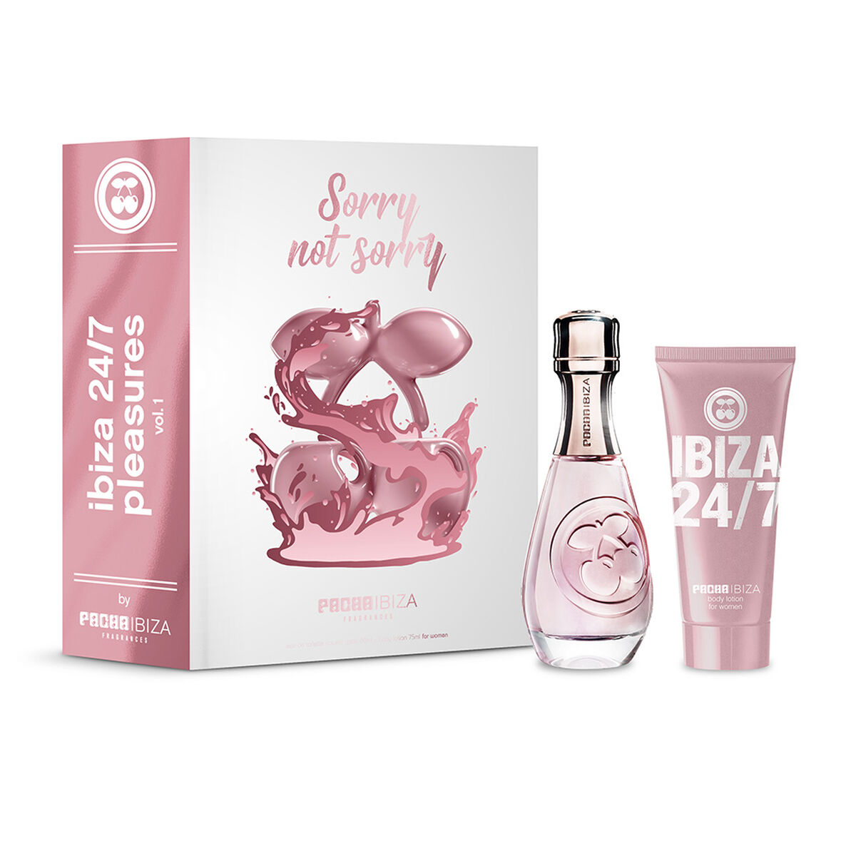 Perfume Set Pacha Ibiza 24/7 Her EDT 80 ml + Body Lotion 75 ml