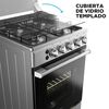 Cocina a Gas Midea MCG-4QSG20NS 4 Quemadores