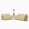 Juego de Living Cabsur Milan Sof&aacute; 3 Cuerpos + Sof&aacute; 2 Cuerpos PU Beige