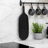 Tabla Madera Coquinaria 49 cm Negro