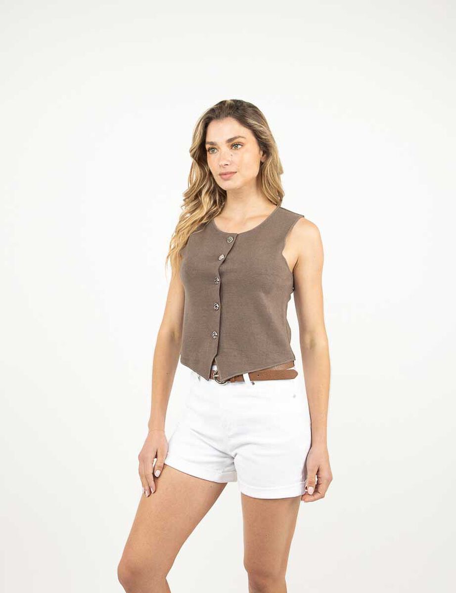 Polera Sin Mangas Mujer Zibel