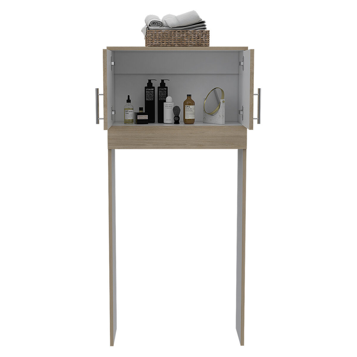 Optimizador Baño Bath 300 2 Puertas Rovere-Blanco
