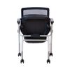 Silla Escritorio Plegable Tela Silcosil Nápoles Negro