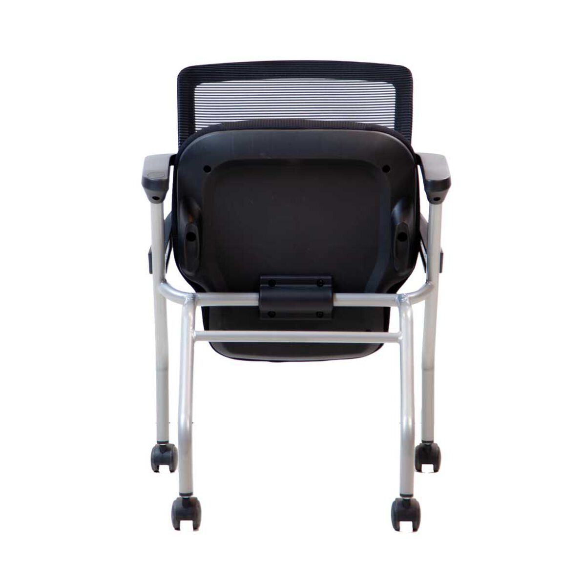 Silla Escritorio Plegable Tela Silcosil Nápoles Negro