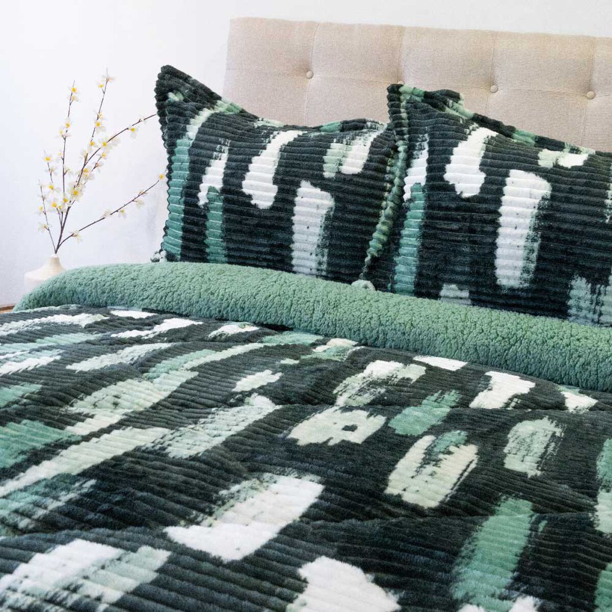 Cubrecama Doral Super King Cotelon Estampado Dise&ntilde;o 7