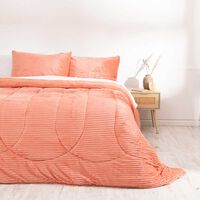 Plumón Mashini 2 Plazas Liso Coral