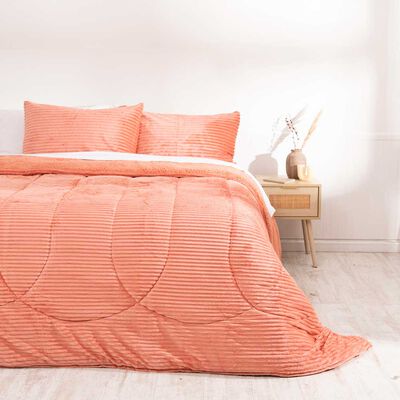 Plumón Mashini 2 Plazas Liso Coral