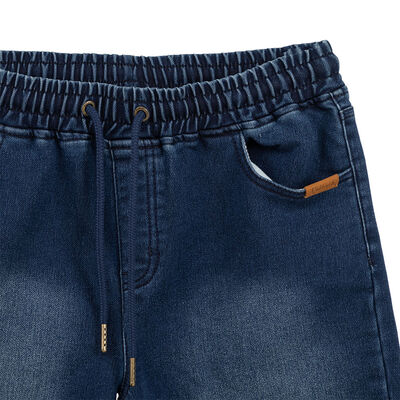Imagen 2 del producto Short de Algodón Niño Cutback Denim, Negro
